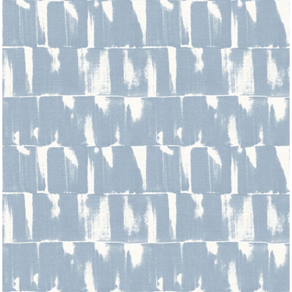 A-Street Prints by Brewster 4122-27025 Bancroft Blue Artistic Stripe Wallpaper