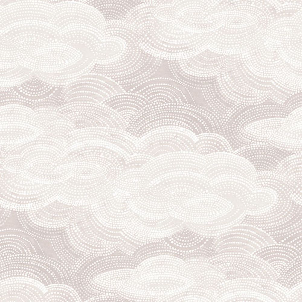 A-Street Prints by Brewster 4122-72407 Vision Lavender Stipple Clouds Wallpaper