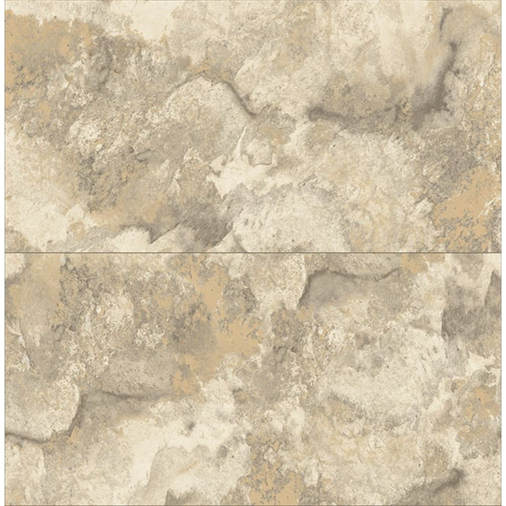 Advantage by Brewster 4125-26732 Aria Neutral Marbled Tile Wallpaper