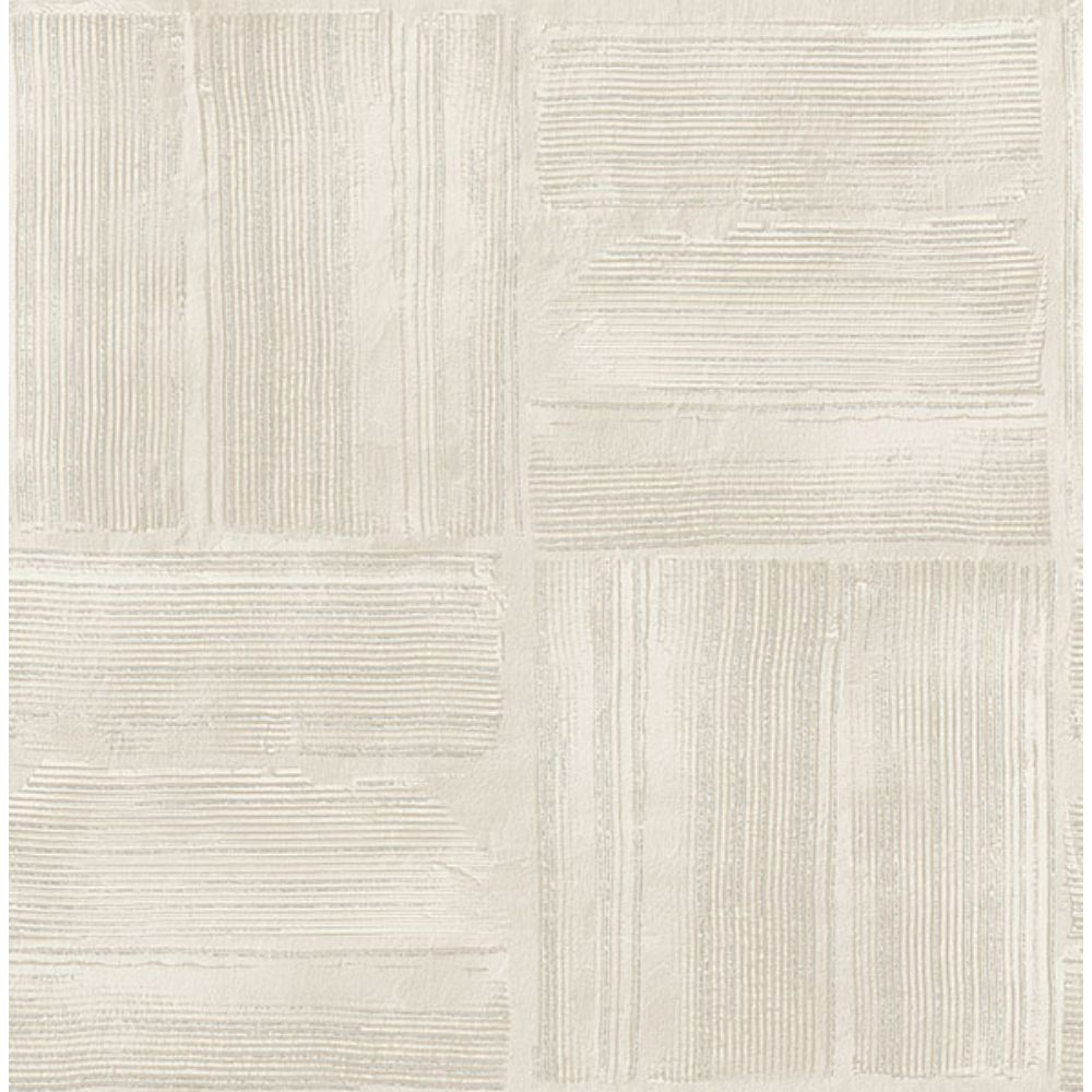 Advantage by Brewster 4125-26738 Jasper Ivory Block Texture Wallpaper