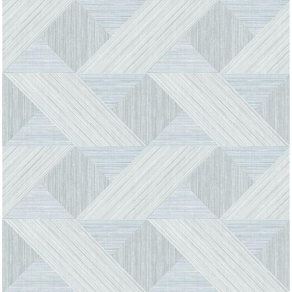 A-Street Prints by Brewster 4141-27137 Presley Light Blue Tessellation Wallpaper
