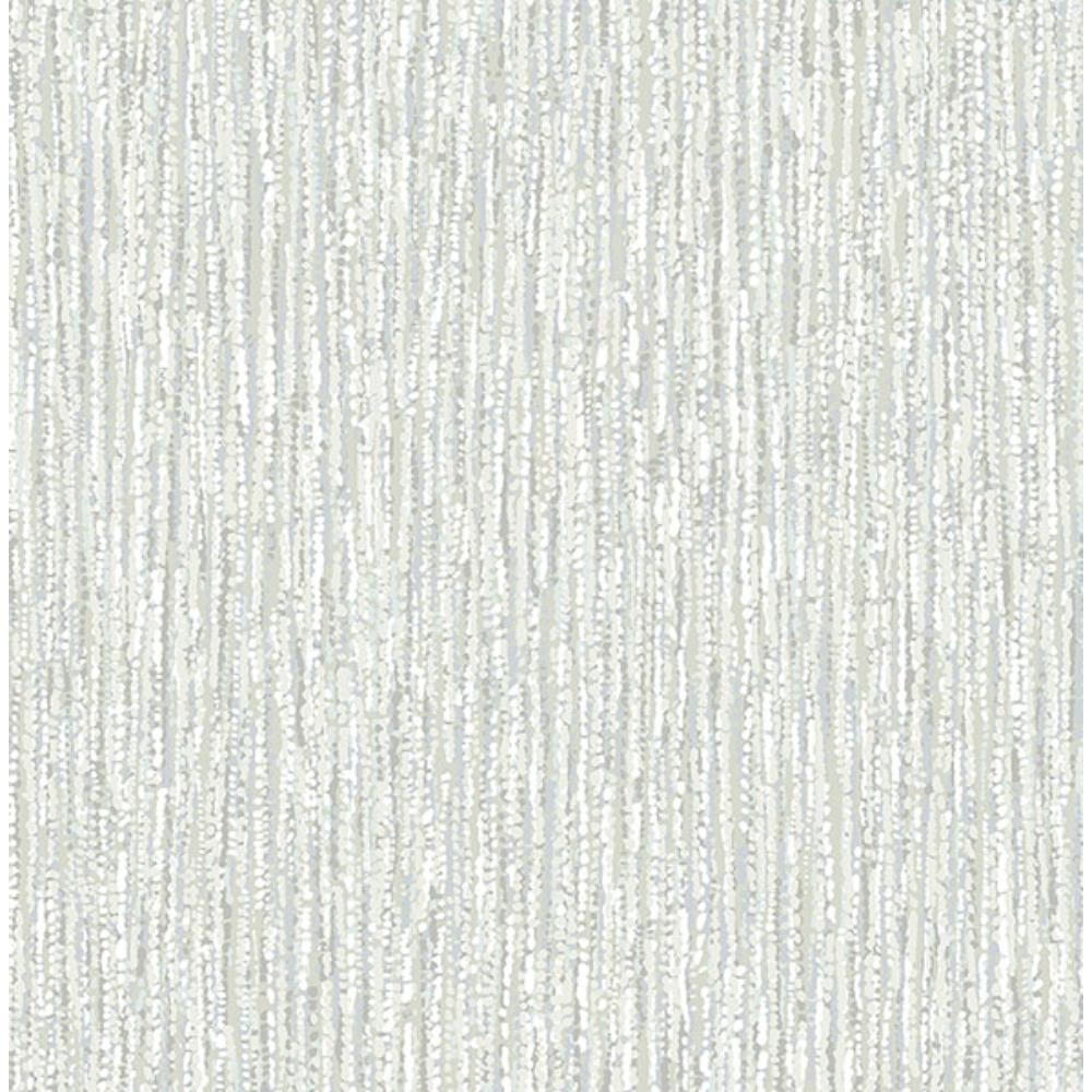 A-Street Prints by Brewster 4141-27154 Corliss Grey Beaded Strands Wallpaper