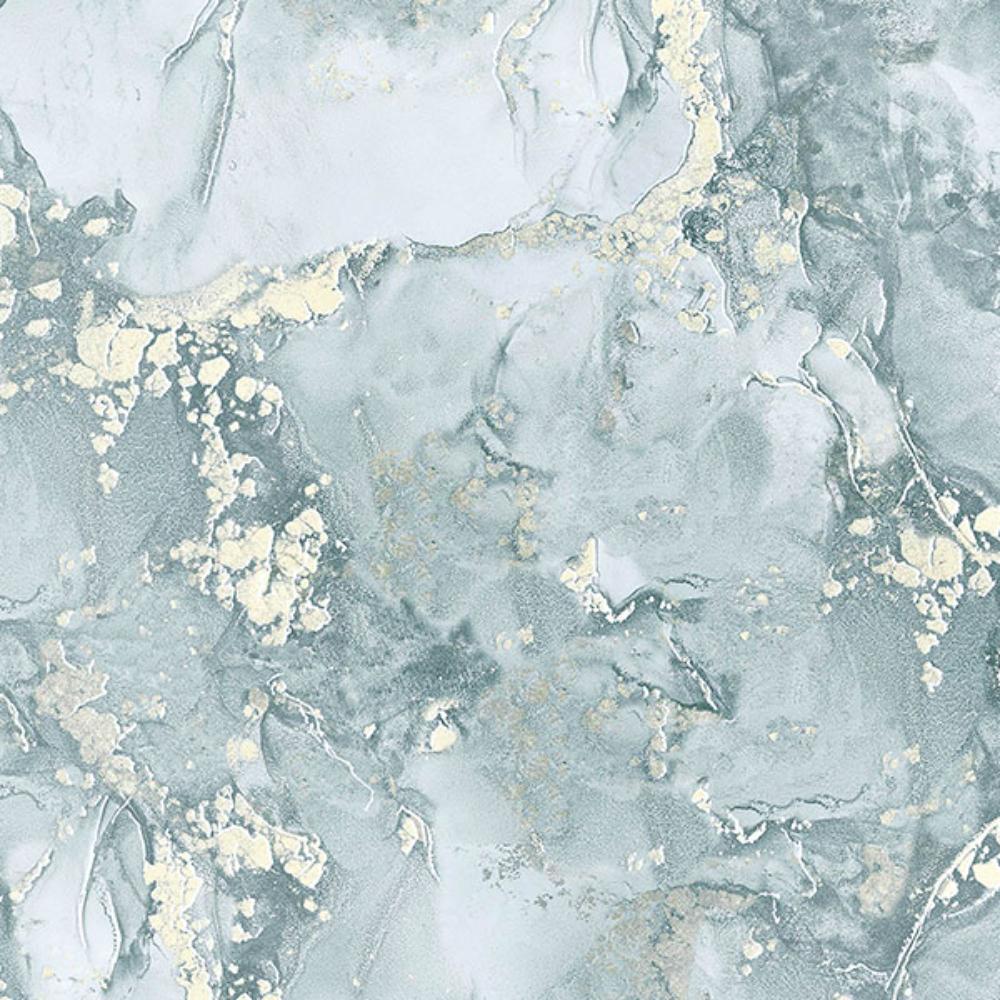 Advantage by Brewster 4144-9102 Grandin Light Blue Marbled Wallpaper