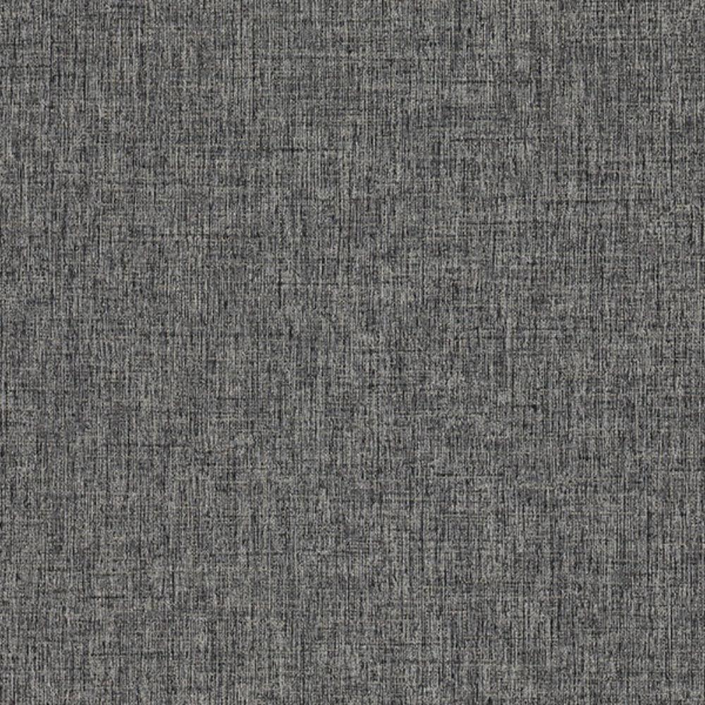 Advantage by Brewster 4144-9117 Larimore Charcoal Faux Fabric Wallpaper