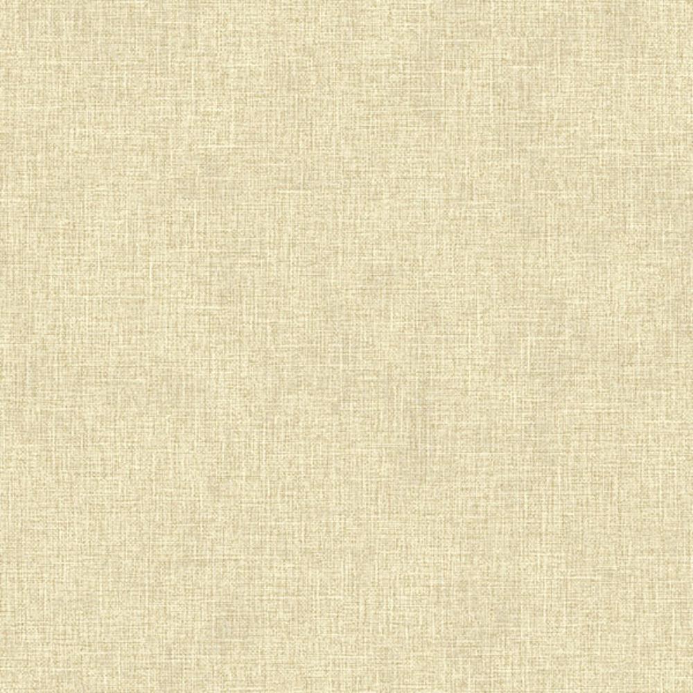 Advantage by Brewster 4144-9120 Buxton Taupe Faux Weave Wallpaper