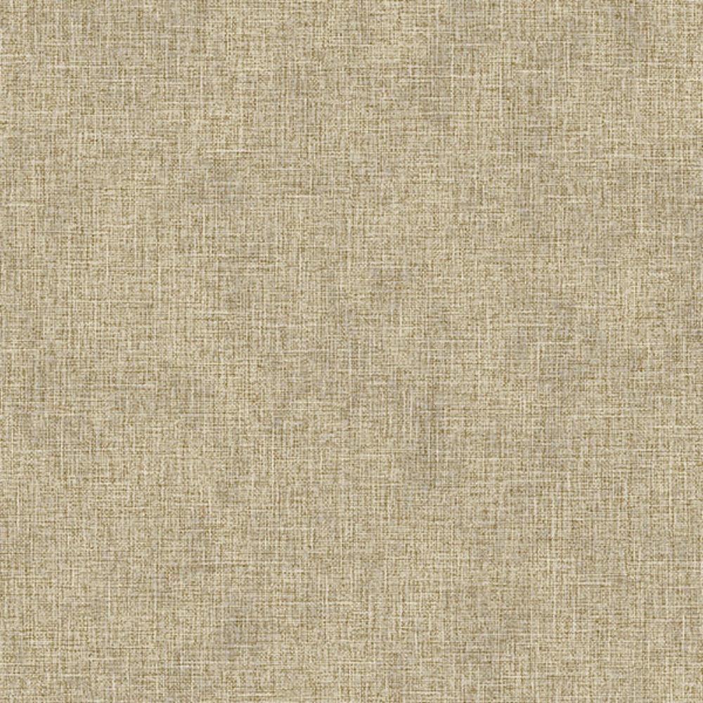 Advantage by Brewster 4144-9121 Buxton Brown Faux Weave Wallpaper