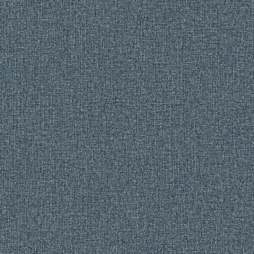 Advantage by Brewster 4144-9125 Hatton Dark Blue Faux Tweed Wallpaper