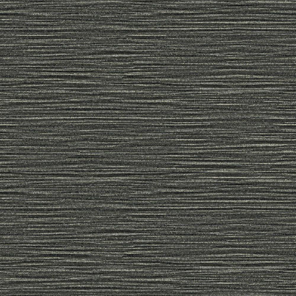 Advantage by Brewster 4144-9132 Hazen Black Shimmer Stripe Wallpaper