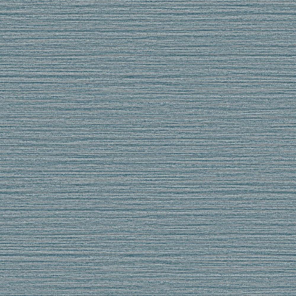 Advantage by Brewster 4144-9134 Hazen Blue Shimmer Stripe Wallpaper