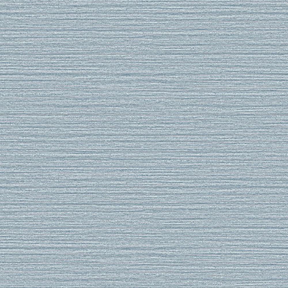 Advantage by Brewster 4144-9135 Hazen Sky Blue Shimmer Stripe Wallpaper