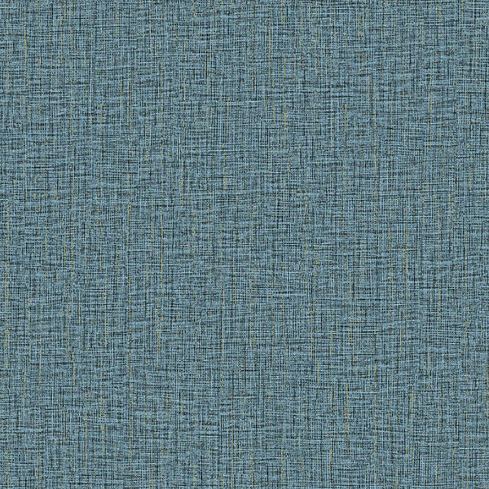 Advantage by Brewster 4144-9146 Glenburn Blue Woven Shimmer Wallpaper