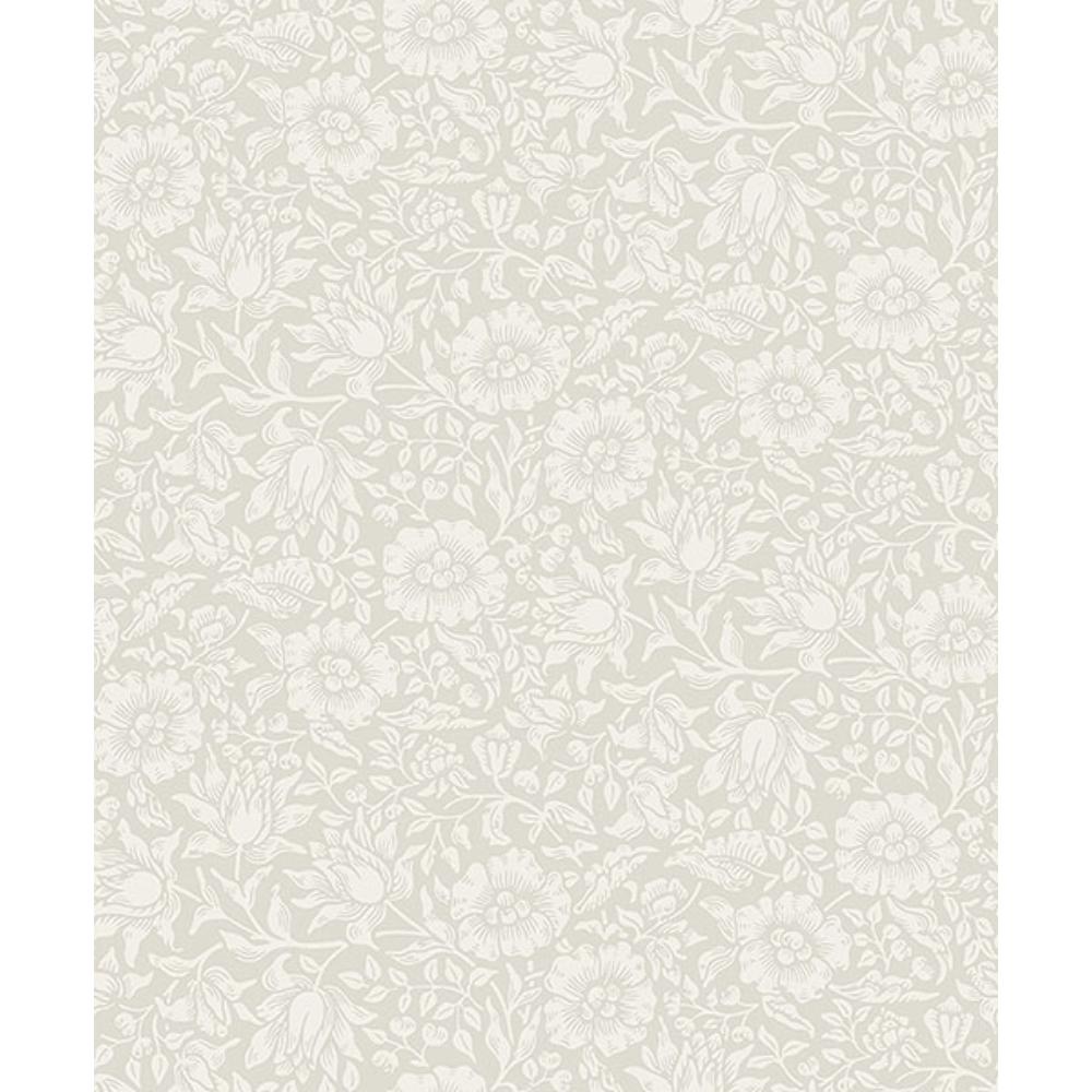 A-Street Prints by Brewster 4153-82037 Mallow Dove Floral Vine Wallpaper