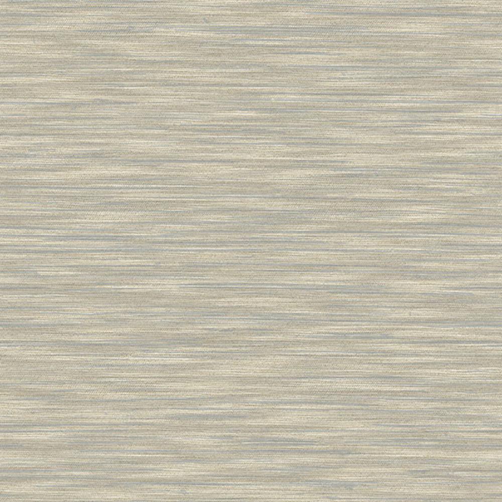 Advantage by Brewster 4157-26155 Benson Taupe Faux Fabric Wallpaper