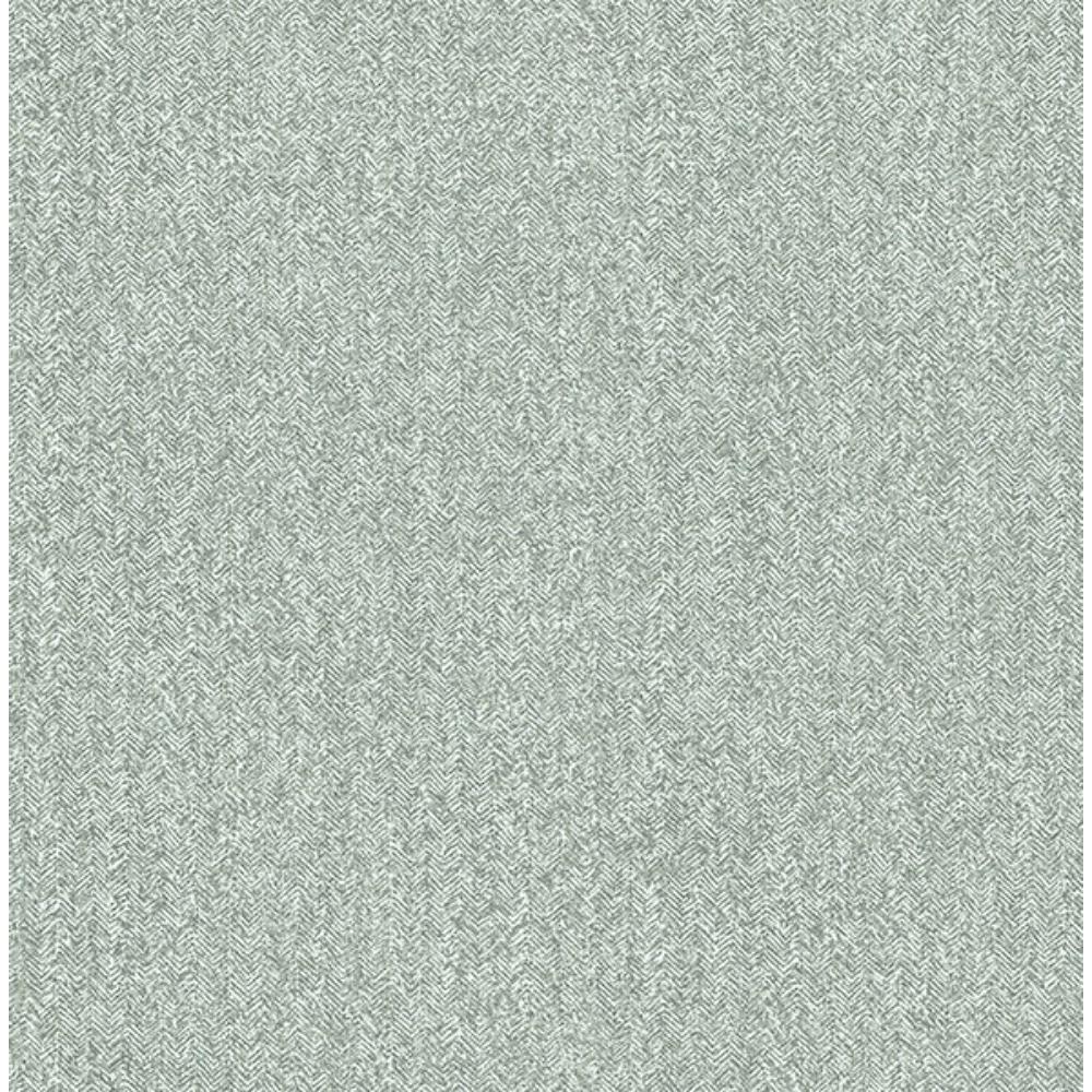 Advantage by Brewster 4157-26164 Ashbee Green Faux Tweed Wallpaper