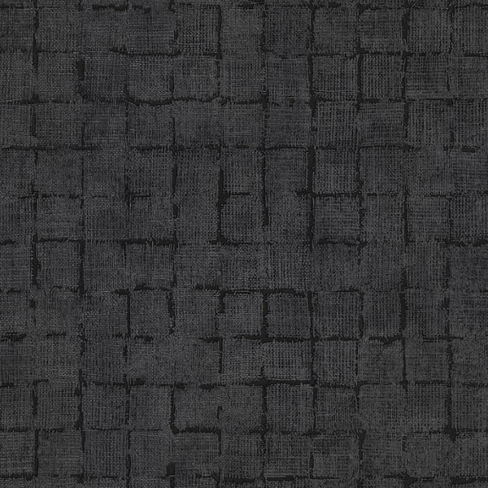 Advantage by Brewster 4157-333456 Blocks Charcoal Checkered Wallpaper