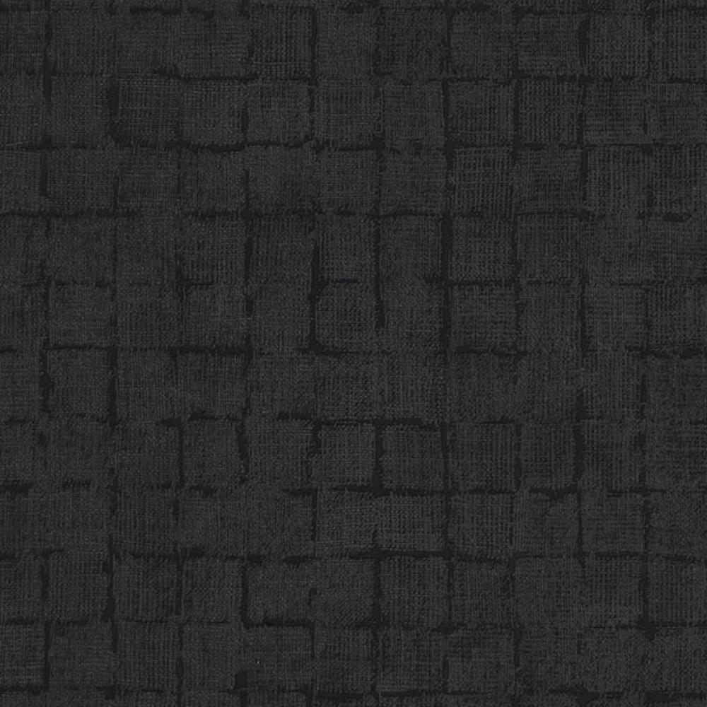 Advantage by Brewster 4157-333457 Blocks Black Checkered Wallpaper