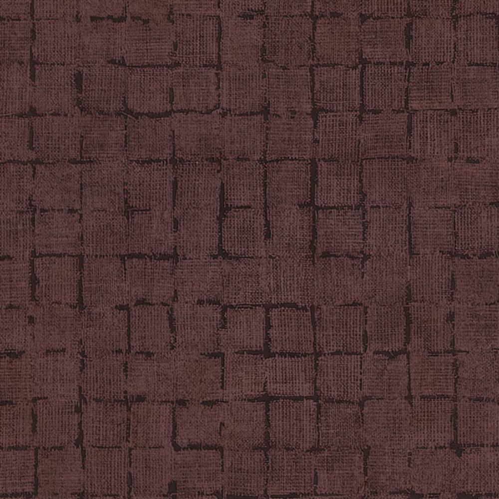 Advantage by Brewster 4157-333459 Blocks Burgundy Checkered Wallpaper