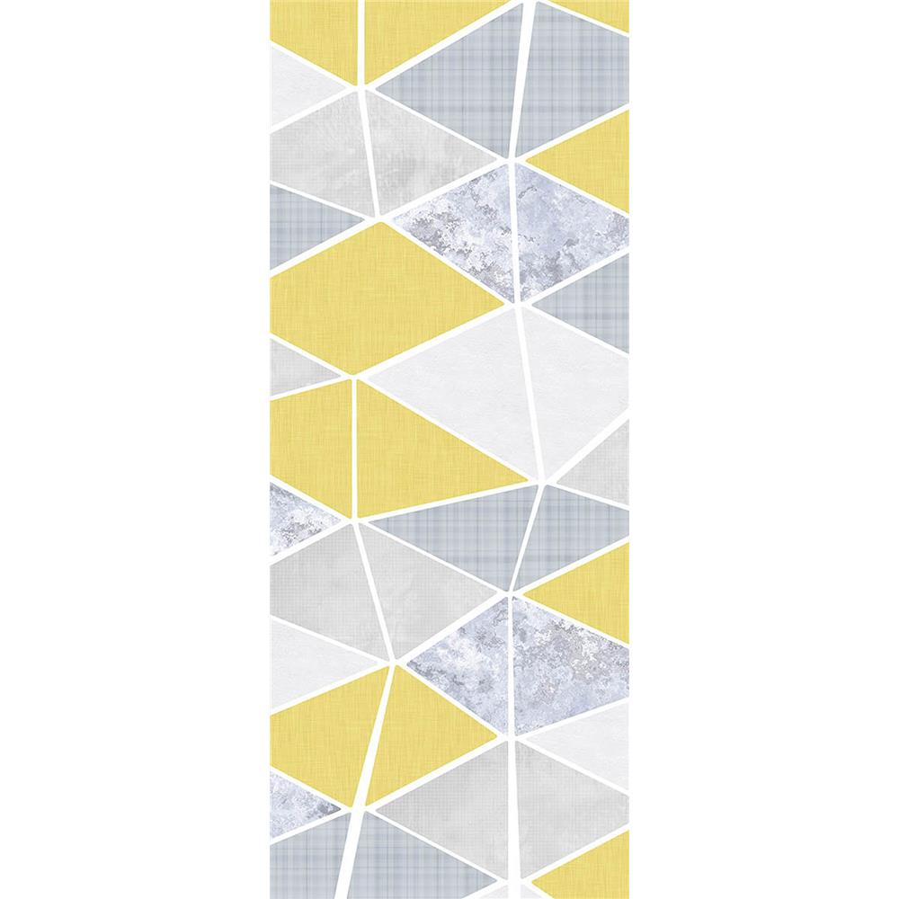 Komar by Brewster 6014A-VD1 Yellow Triangle Array Wall Mural