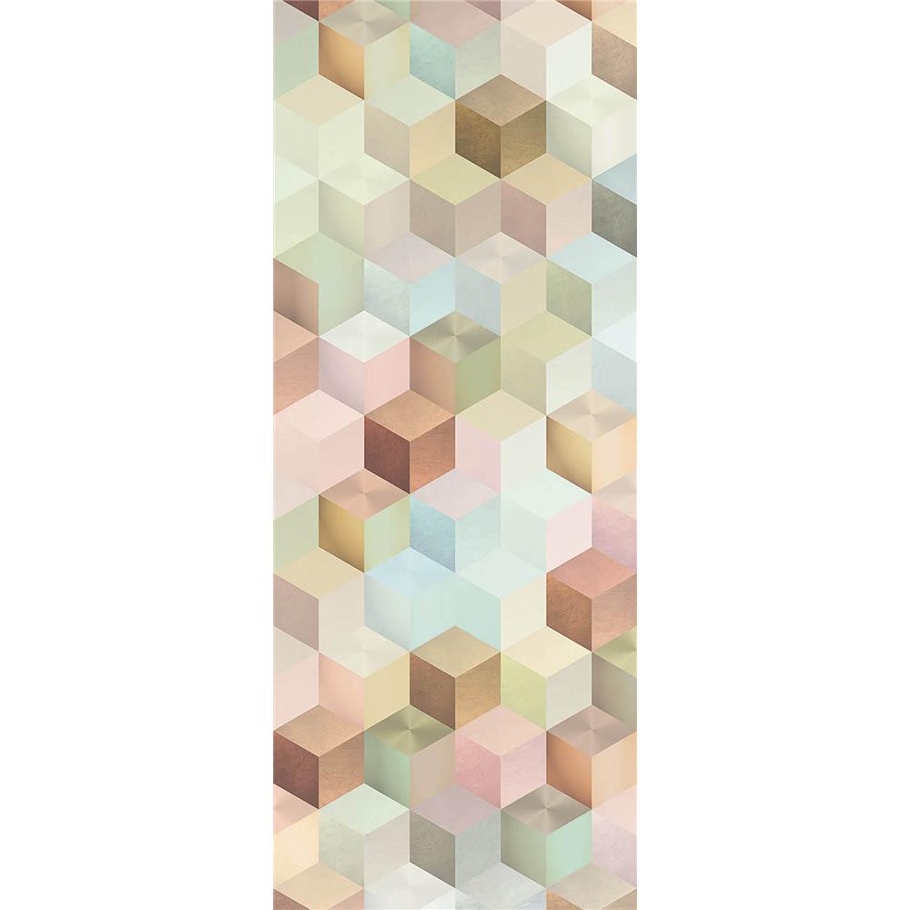 Komar by Brewster 6016A-VD1 Pastel Cubes Wall Mural