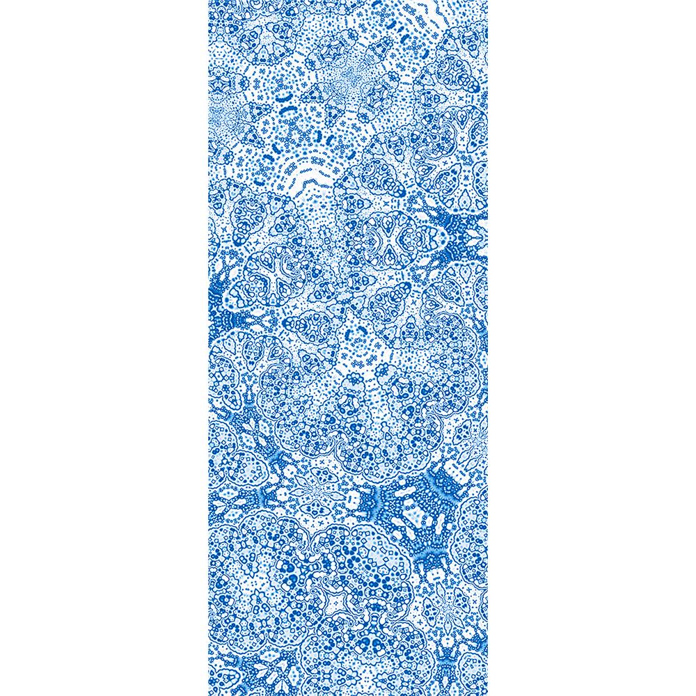 Komar by Brewster 6034A-VD1 Blue Global Tile Wall Mural
