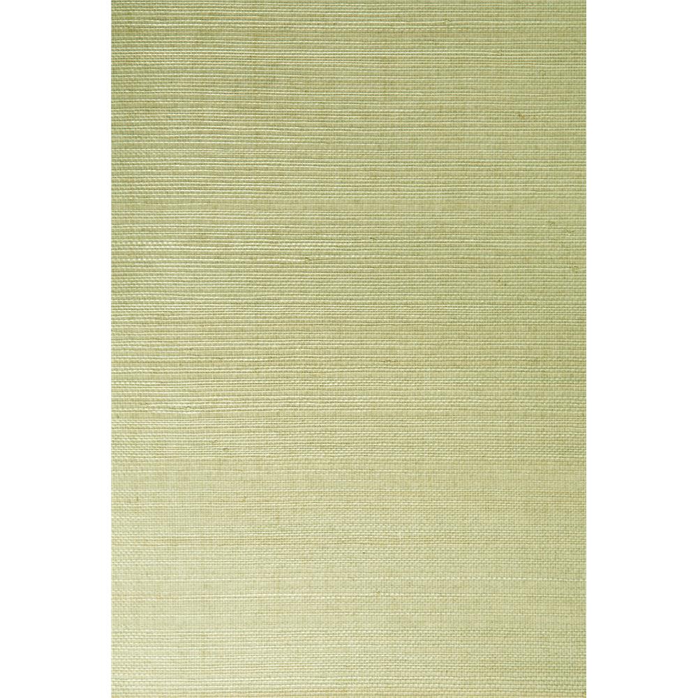 Kenneth James by Brewster 63-54748 Shangri La Narumi Light Green Grasscloth Wallpaper in Light Green