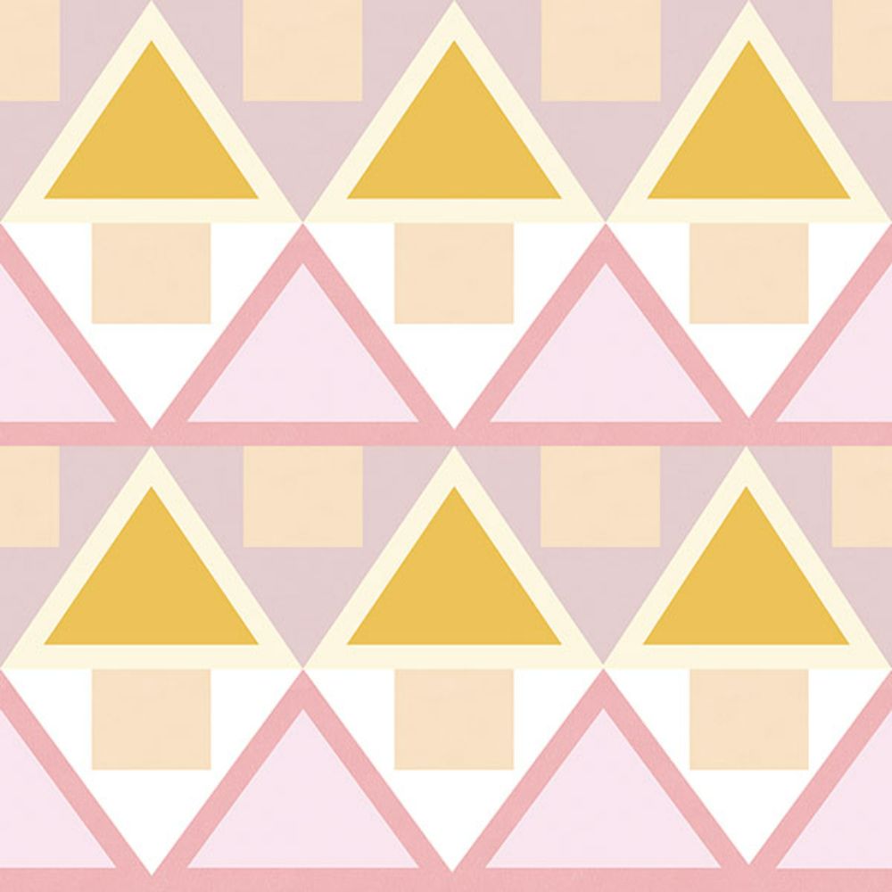 Aelfie by Brewster AES4800 Pink Madaket Geometric Peel & Stick Wallpaper