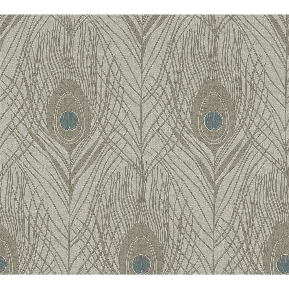 AS Creation by Brewster AS369716 Prosperity Bronze Feather Wallpaper
