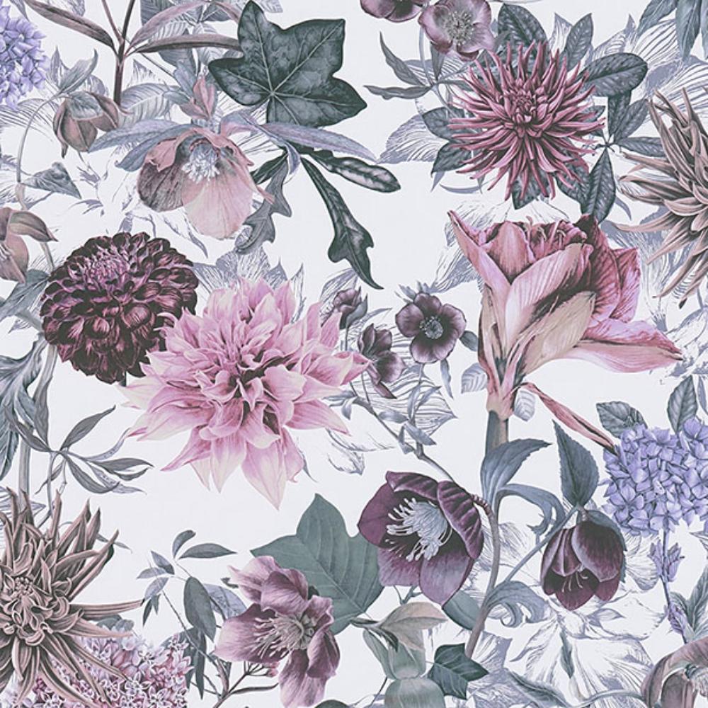 AS Creation by Brewster AS381752 Althea Lavender Flower Garden Wallpaper