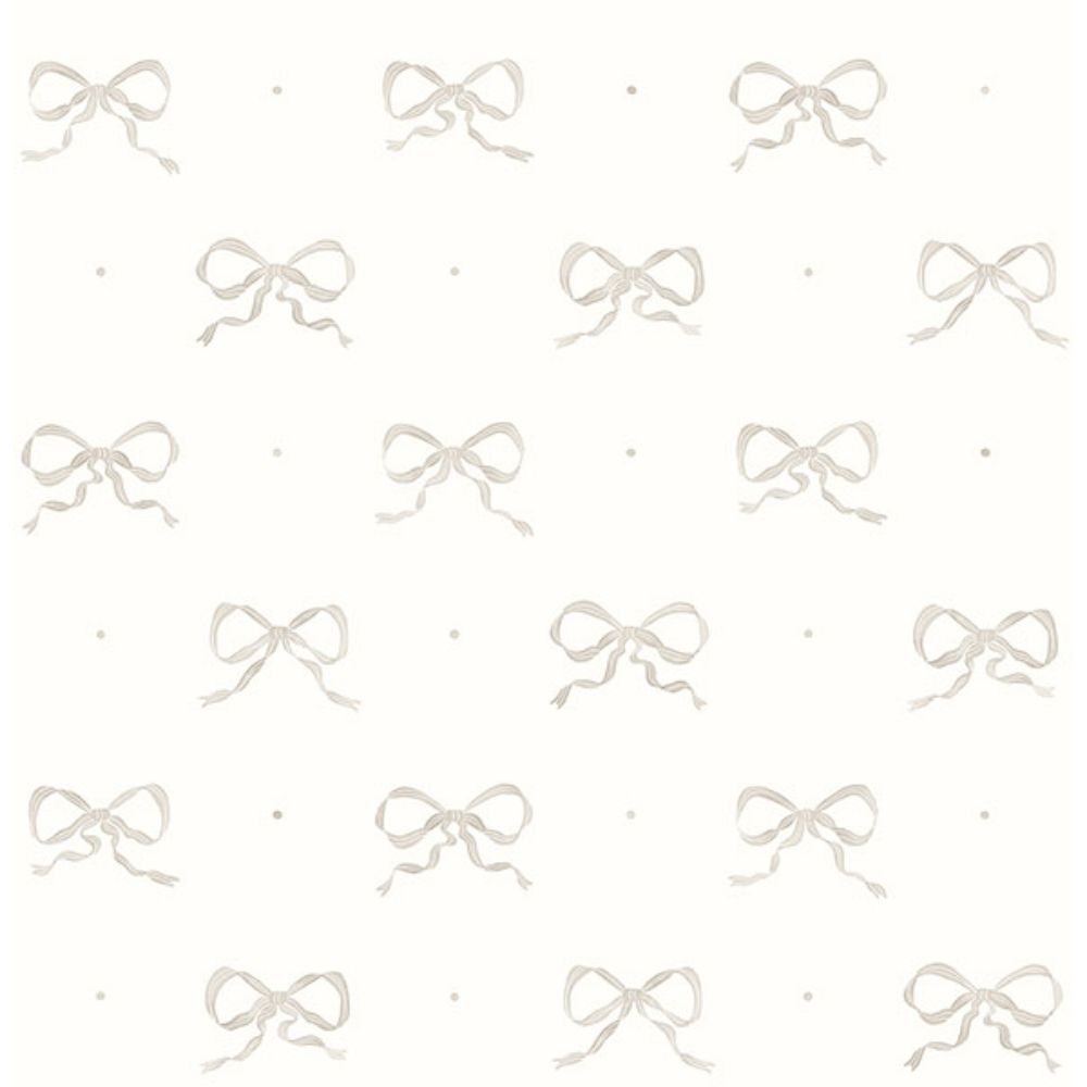 A-Street Prints by Brewster AST4357 Emma Stone Large Bow Wallpaper