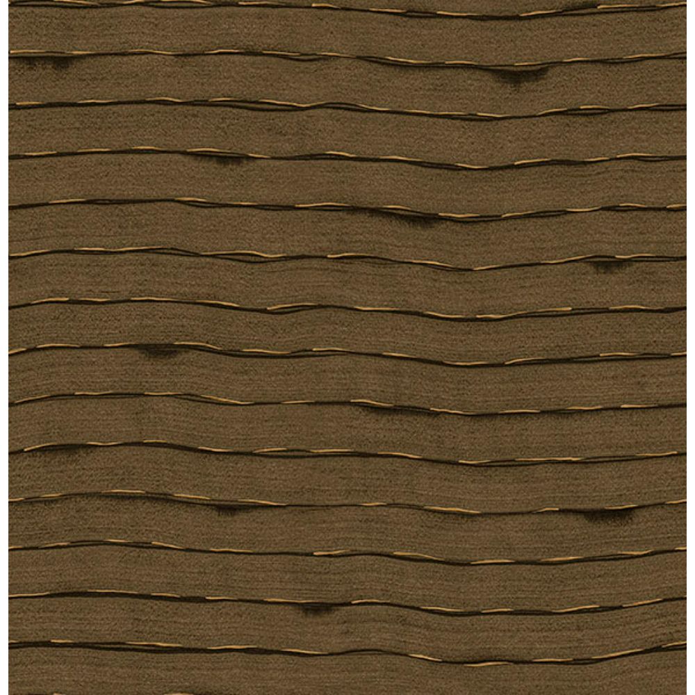 A-Street Prints by Brewster AST4681 Naia Brown Horizontal Wavy Lines Wallpaper