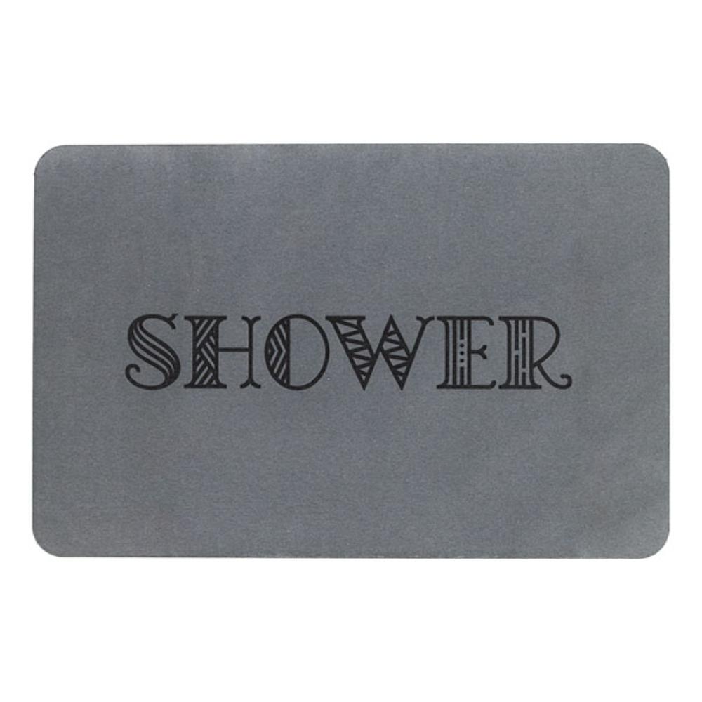 FloorPops by Brewster BATHG-SHOWER Shower Stone Non Slip Bath Mat