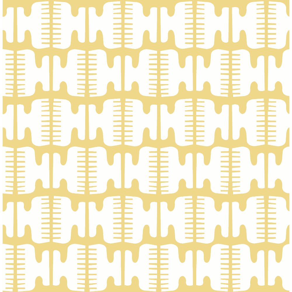NuWallpaper By Brewster BPS4053 Yellow Shift Peel & Stick Wallpaper