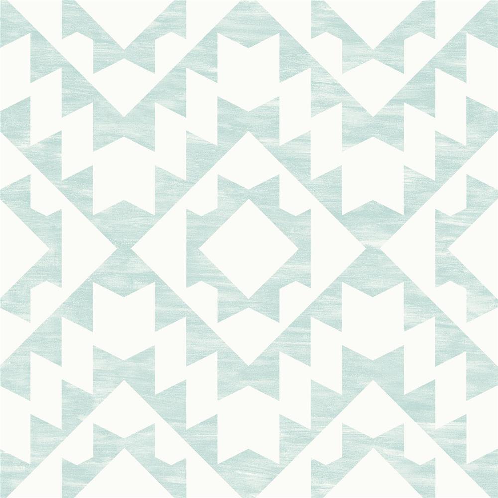 Brewster DD148674 Design Department Fantine Mint Geometric Wallpaper