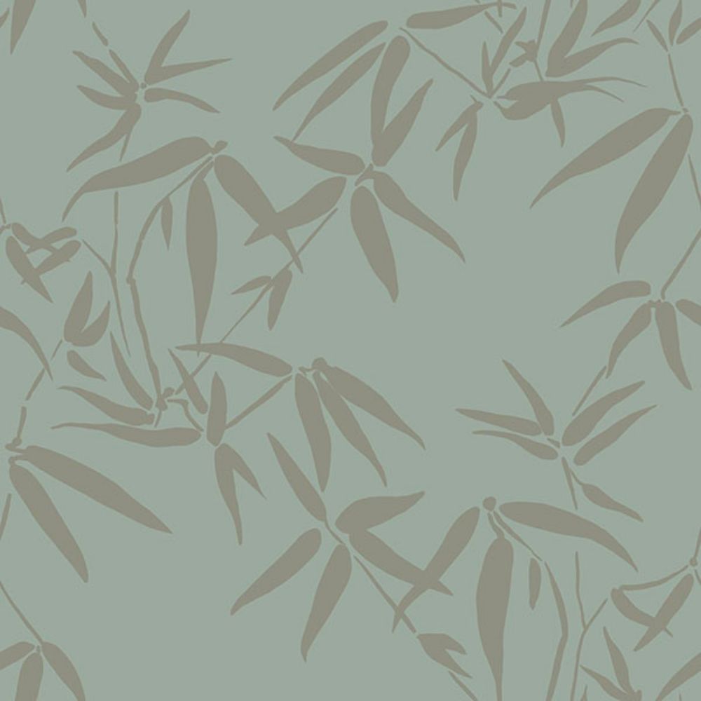 Origin by Brewster DD347736 Guadua Green Bamboo Leaves Wallpaper