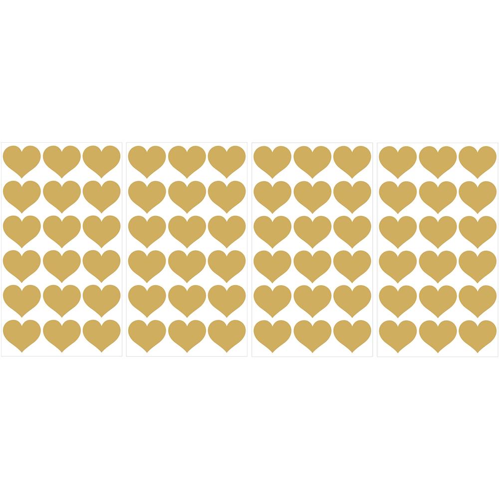 WallPops by Brewster DWPK1850 Digital WallPops Gold Heart MiniPops