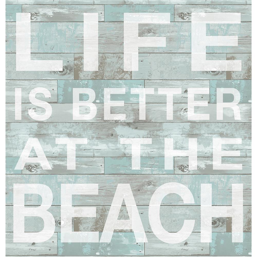 WallPops by Brewster DWPQ2166 Better at the Beach Wall Quote