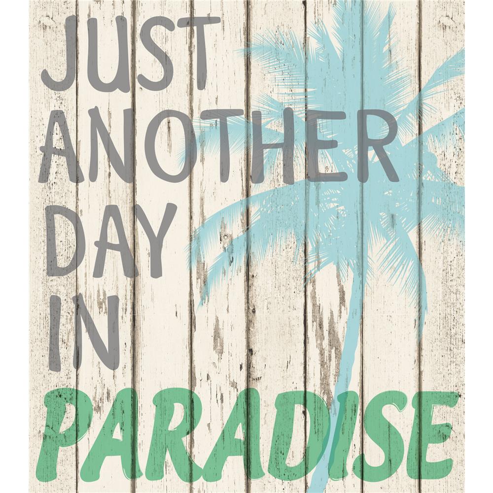 WallPops by Brewster DWPQ2167 Paradise Wall Quote