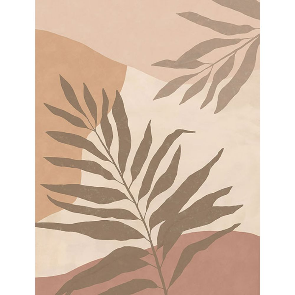 Eijffinger by Brewster EJ318072 Terracotta Tropical Color Block Wall Mural