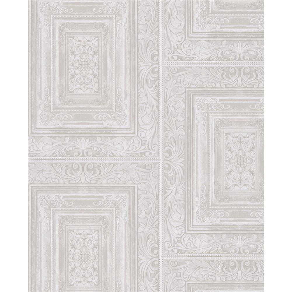 Eijffinger by Brewster Graphics EJ382520 Olsson Off-White Wood Panel Wallpaper in Off-White