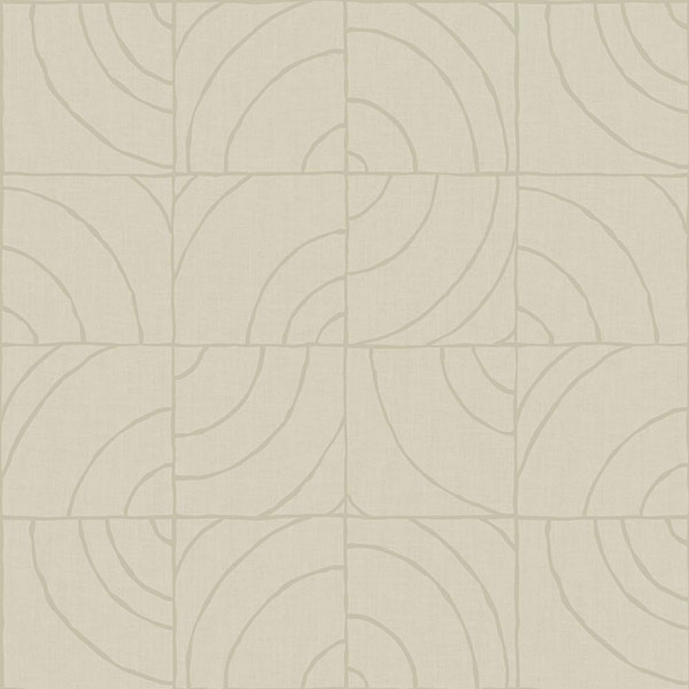 Egypt Sherrod by Brewster ESS6021 Taupe Batik Blok Peel & Stick Wallpaper