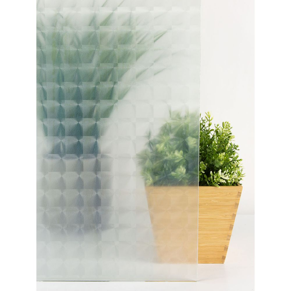 Fablon by Brewster FAB10006 Squares Window Film