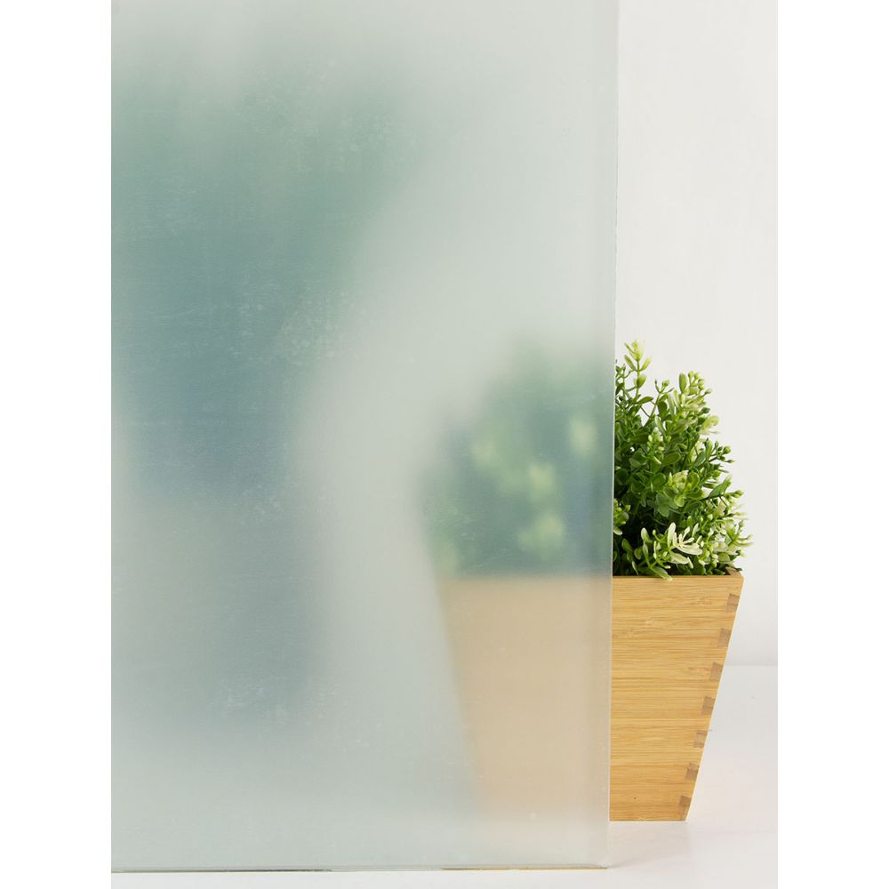 Fablon by Brewster FAB10281 Transparent White Window Film