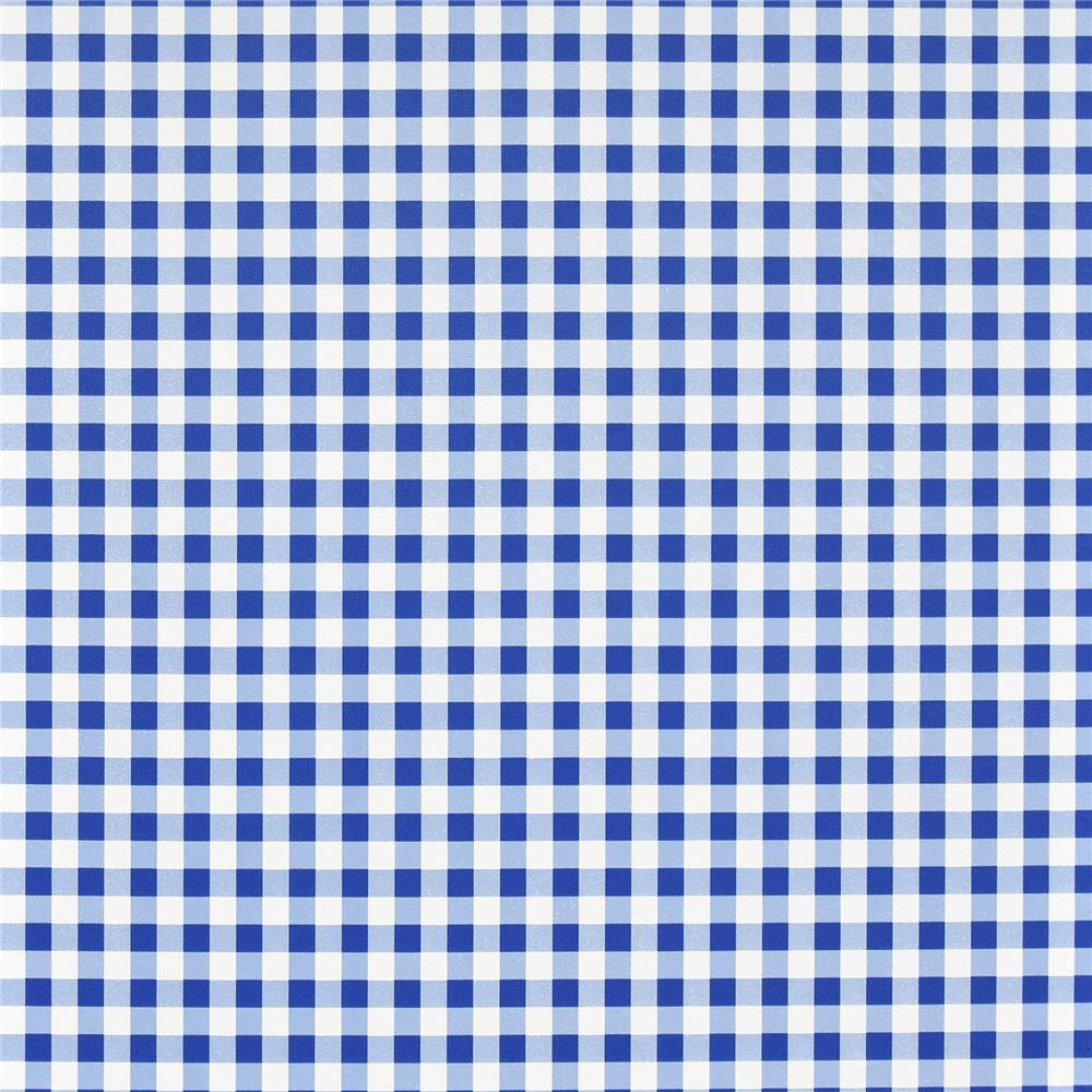 Fablon by Brewster FAB12818 Blue Gingham Adhesive Film