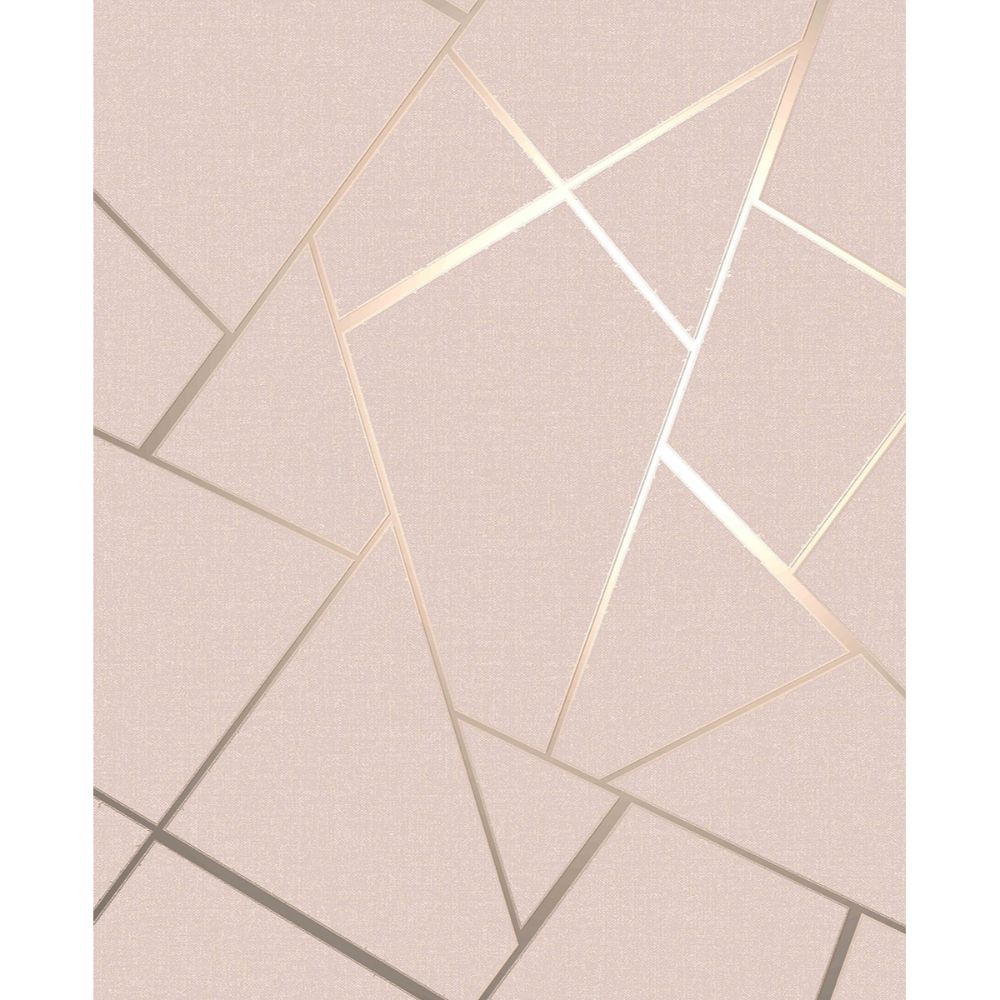Fine Decor by Brewster FD42682 Quartz Blush Fractal Wallpaper
