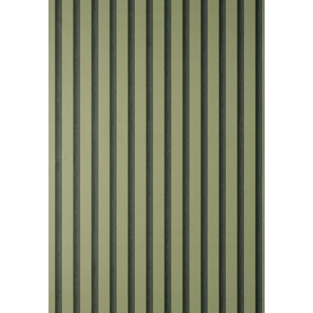 Fine Decor by Brewster FD43289 Reggie Olive Vertical Slats Wallpaper