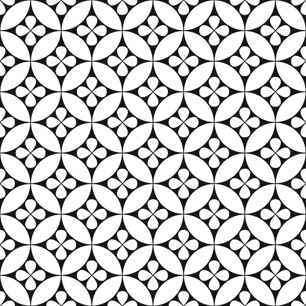 FloorPops by Brewster FP3564 Fleur Peel & Stick Floor Tiles