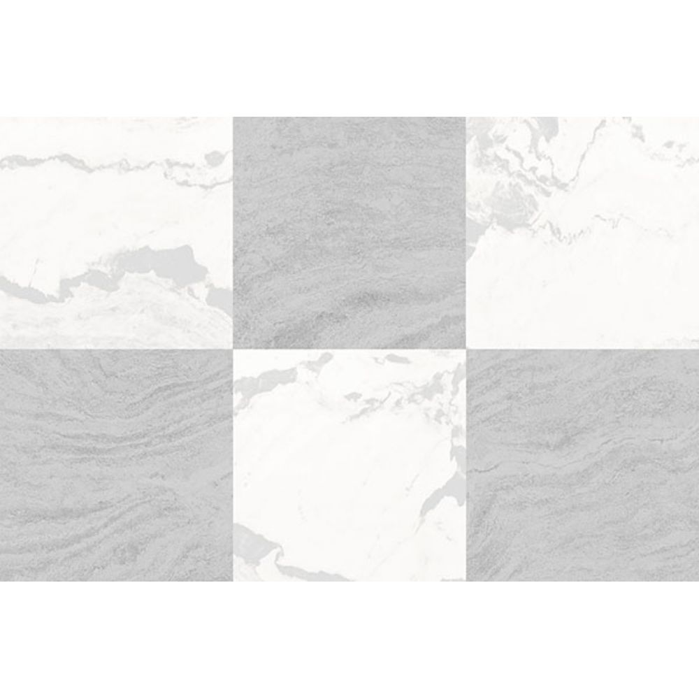FloorPops by Brewster FP5062 Langley Grey Peel & Stick Floor Tiles