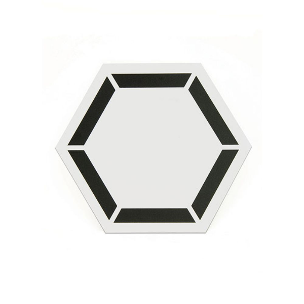 FloorPops by Brewster FPH3817 Coltrane Peel & Stick Hexagon Floor Tiles 