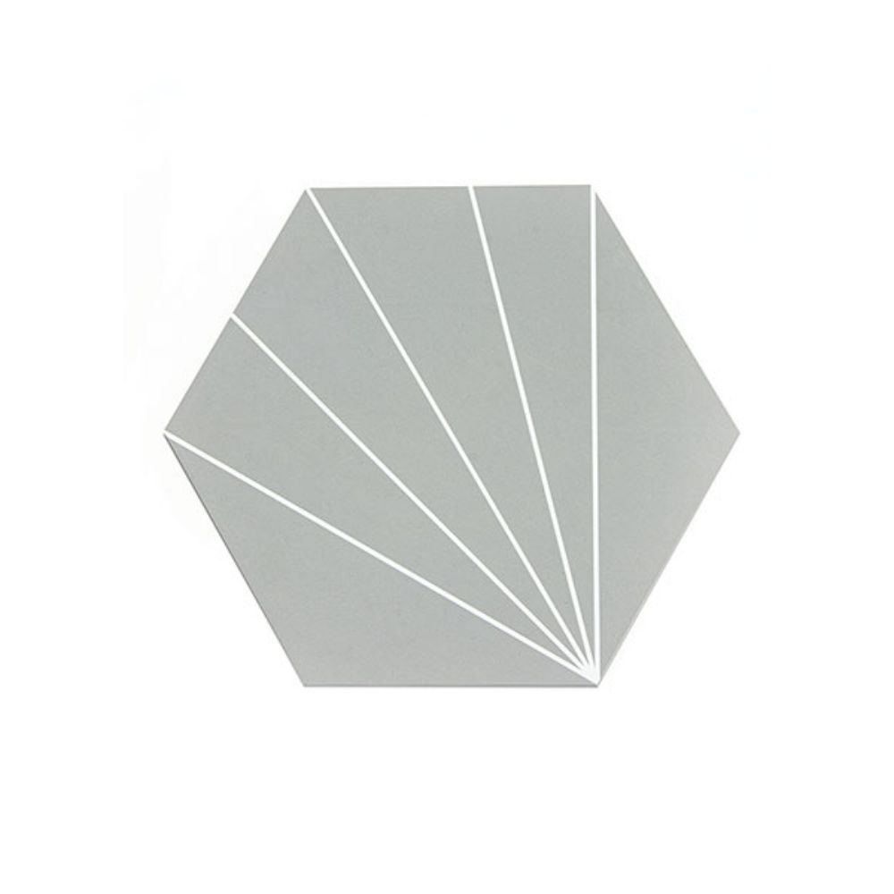 FloorPops by Brewster FPH3820 Vers Peel & Stick Hexagon Floor Tiles 