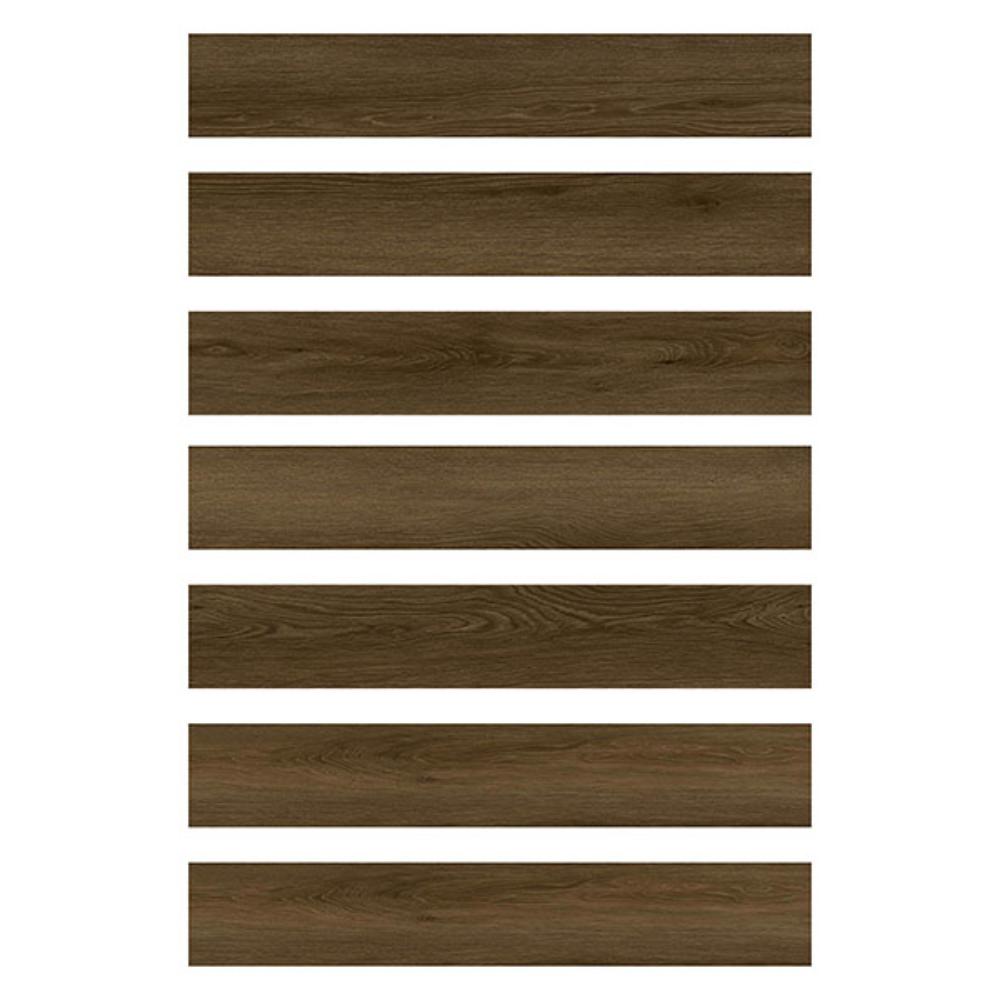 FloorPops by Brewster FPW6155 Dark Oak Peel & Stick Wood Floor Planks